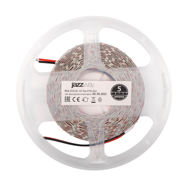 Лента светодиодная PLS 2835/ 60-12V Red IP20 (5м)