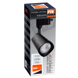 PTR  1615 15w 4000K 24° BL (чёрный) IP40 Jazzway
