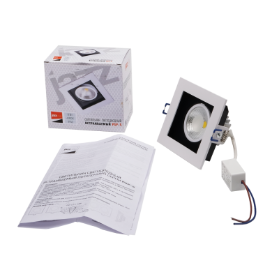 Светильник встраиваемый карданный PSP-S 211 1x8W 4000K 55° White IP40 — вид 3