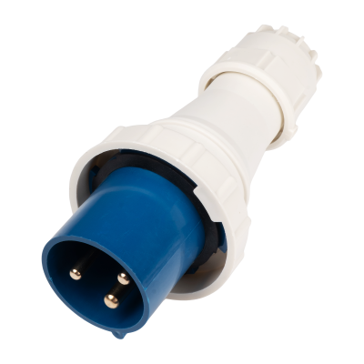 Вилка переносная PPC 033 2Р+РЕ 63А 220В IP67