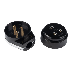 PPC 32А 250V BL IP20 (РШ-ВШ ОУ черный) Jazzway