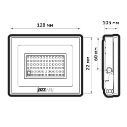 PFL- 30W RGB-RC BL (New) IP65 Jazzway