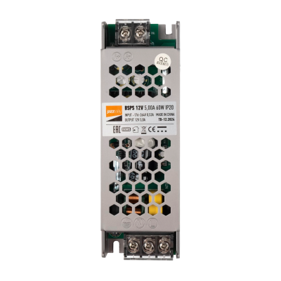 Блок питания (драйвер) BSPS 12V5,00A= 60W IP20 5 л.гар.
