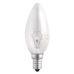B35  240V  40W  E14  clear Jazzway