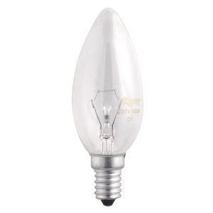 B35  240V  40W  E14  clear Jazzway