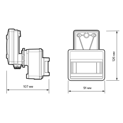 PMS-IR 017 1200Вт 120°  2-12м WH IP44 Jazzwa