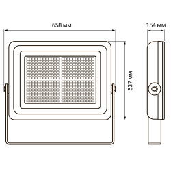 PFL-S  400w 6500K 60° IP65 Jazzway