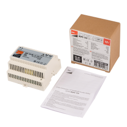 BSPS DIN 12V 7.5A=100w PL IP20 на дин.рейку 5 л.гар.  Jazzway