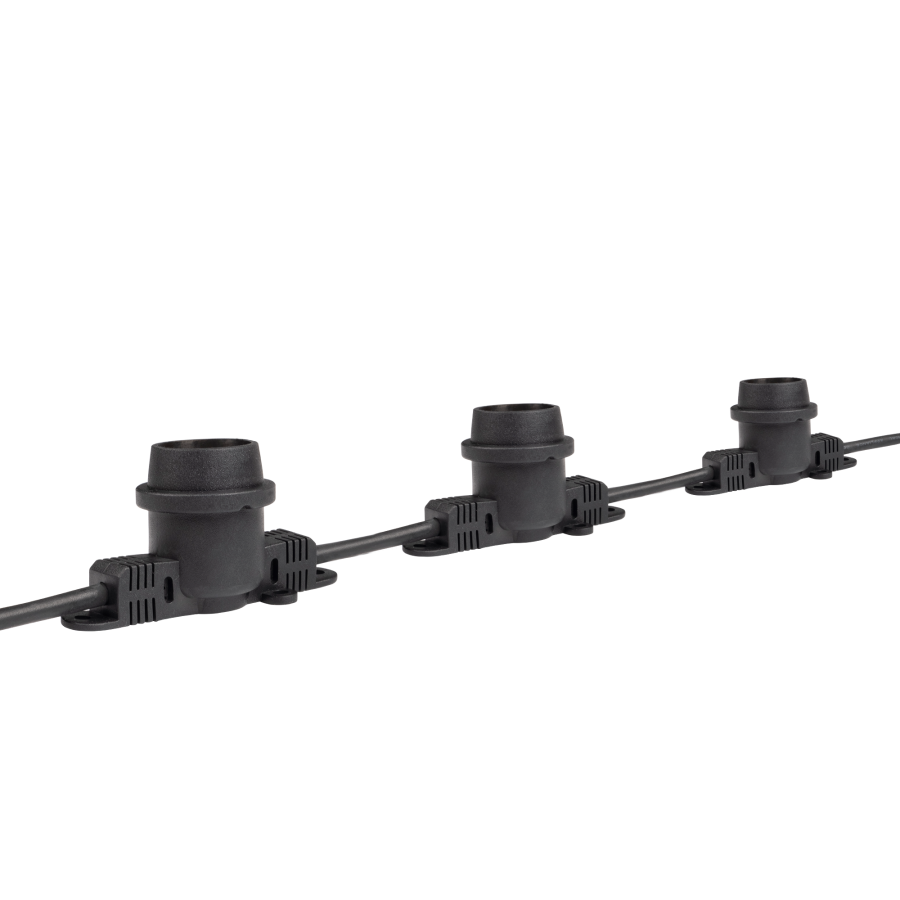 PBL-S40/ L12+1.5 Black E27 (универс.крепл) IP65 Jazzway