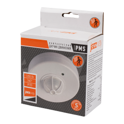 PMS-IR 024 1200Вт 360°  2-6м WH IP20 Jazzway