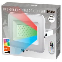 PFL- 30W RGB WH (белый) IP65 Jazzway
