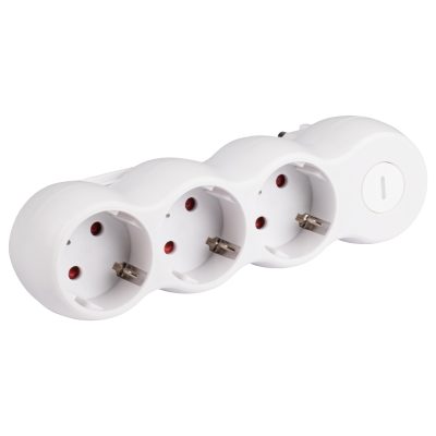 Разветвитель JAZZway AD-3GS-R заземл., выкл.