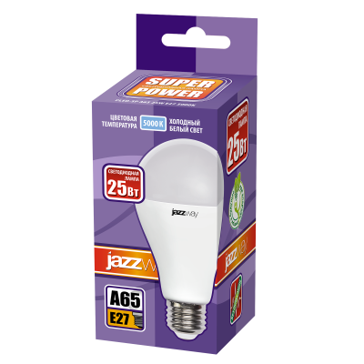 Лампа светодиодная PLED- SP A65 25w 5000K E27 230/50 — вид 2