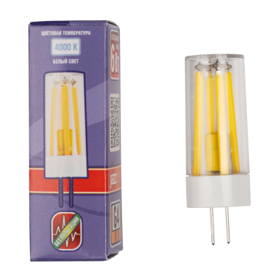 Лампа светодиодная PLED-G4 PRO 6w 4000K 480Lm 230V d16,5*50mm — вид 4