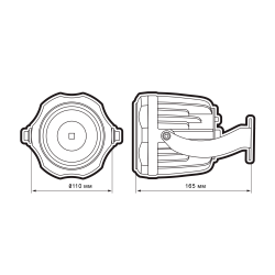 PWW 20W 20° 3000K GR IP65 Jazzway