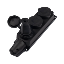 PRC-123-BL 16A 220V IP44 каучук Jazzway