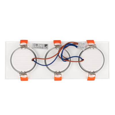 Светильник встраиваемый карданный PSP-S 413 3x8W 4000K 40° White IP40 — вид 5