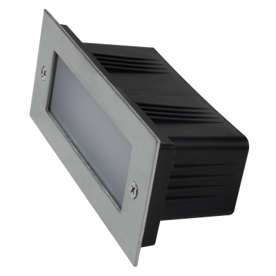 Светильник архитектурный светодиодный PWS/R S170070 3w 4000K 85° Сhrome IP67 встраиваемый — вид 2