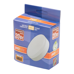 PLED-GX53   20w  3000K 1630Lm  230V/50Hz  Jazzway
