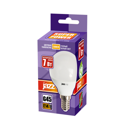 Лампа светодиодная PLED- SP G45 7w E14 3000K 230/50 — вид 2