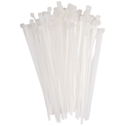 PCT 2,5x080-100WH PA6.6 Jazzway (100 шт/уп)