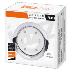 PGX53   10639. 6 хром глянцевый   106*39мм   Jazzway