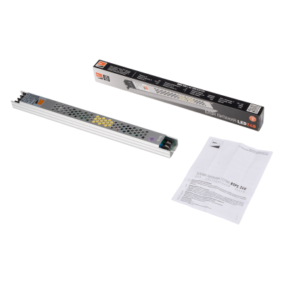 Блок питания (драйвер) BSPS 24V 4,160A=100W IP20 SLIM 5 л.гар. — вид 3