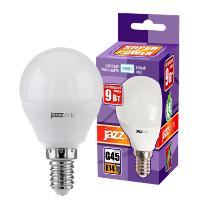 Лампа светодиодная PLED- SP G45 9w E14 4000K-E — вид 3