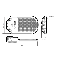 PSL 05-2 150W 5000K GR IP65 Jazzway