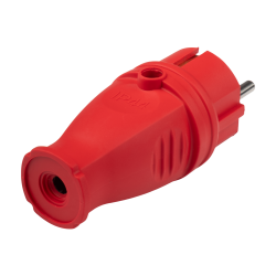 PRC-231-Red 16А 220V IP44 каучук красная Jazzway 