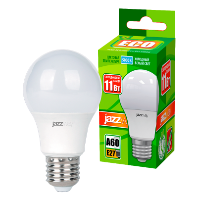 Лампа светодиодная PLED- ECO- A60 11w E27 5000K 840Lm 220V/50Hz — вид 3