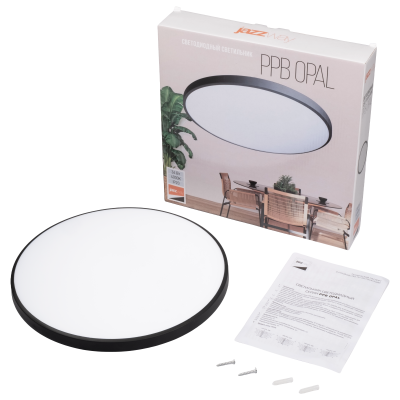Светильник светодиодный декоративный PPB OPAL 36W 4000K BL d300X55 IP20 — вид 5