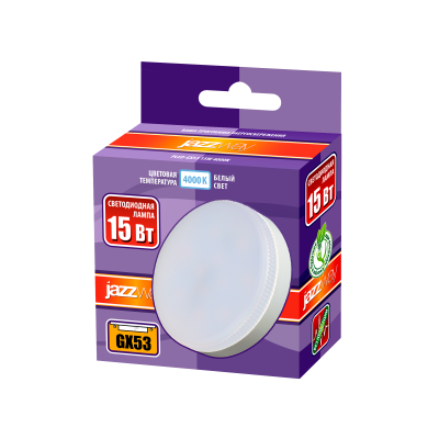 Лампа светодиодная PLED-GX53 15w 4000K 1260Lm  230V/50Hz — вид 2