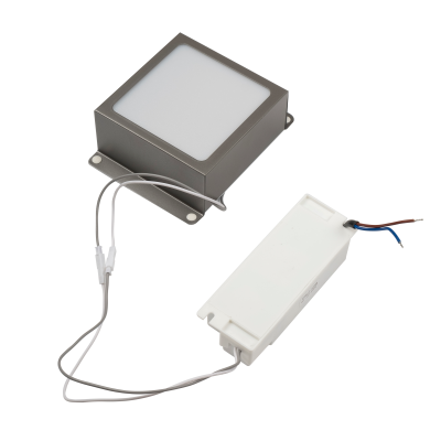 Светильник светодиодный ДВО PPL 089/G OPAL 42W 4000K GREY IP40 /компл./ 