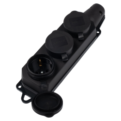 PRC-123-BL 16A 220V IP44 каучук Jazzway
