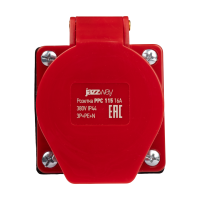 Розетка cтационарная для открытой установки PPC 115 3Р+РЕ+N 16А 380В IP44 — вид 4
