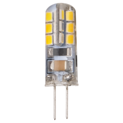 PLED-G4  3w  2700K 200Lm 220V (силикон, d11*38мм) Jazzway