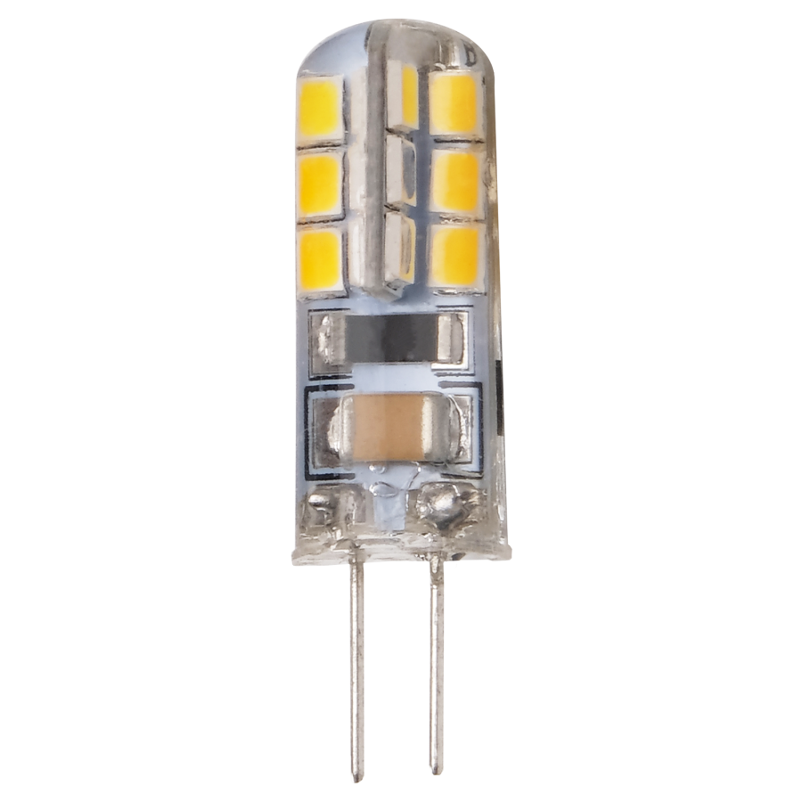PLED-G4  3w  2700K 200Lm 220V (силикон, d11*38мм) Jazzway