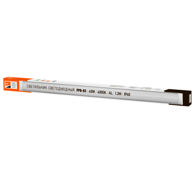 Светильник светодиодный ДПО PPO-03 1200 40W 4000K AL IP40 180-240V — вид 5