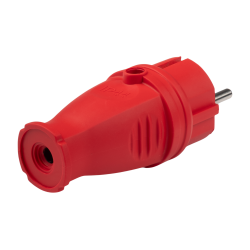 PRC-231-Red 16А 220V IP44 каучук красная Jazzway 