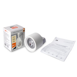 PTR  0510 10w 3000K 24° WH (белый) IP40 Jazzway
