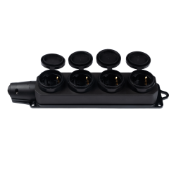 PRC-124-BL 16A 220V IP44 каучук Jazzway