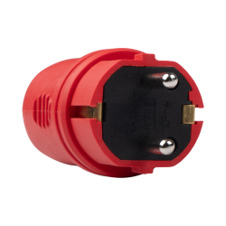 PRC-251-Red 16А 220V IP44 каучук красная Jazzway