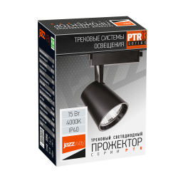 PTR  0315 15w 4000K 24° BL (чёрный) IP40 Jazzway