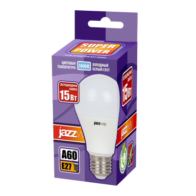 Лампа светодиодная PLED- SP A60 15w E27 5000K 230/50 — вид 2