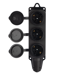 PRC-123-BL 16A 220V IP44 каучук Jazzway