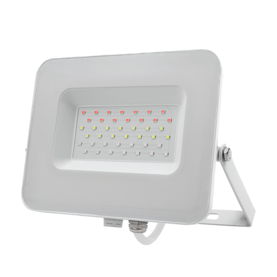 PFL- 30W RGB WH (белый) IP65 Jazzway