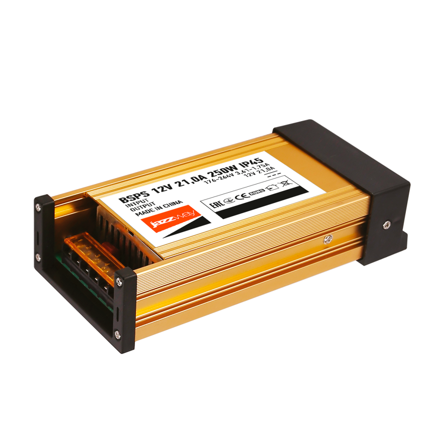 BSPS  12V  21.00A=250W IP45 3г.гар. Jazzway