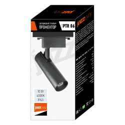 PTR  0610 10w 4000K 24° BL (чёрный) IP40 Jazzway