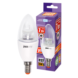 PLED- SP CLEAR C37 7w CL 4000K 540 Lm E14 Jazzway